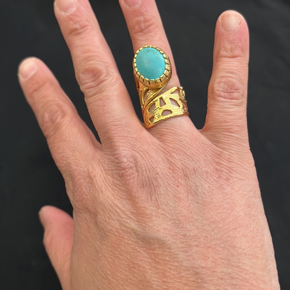 Turquoise Adjustable ring